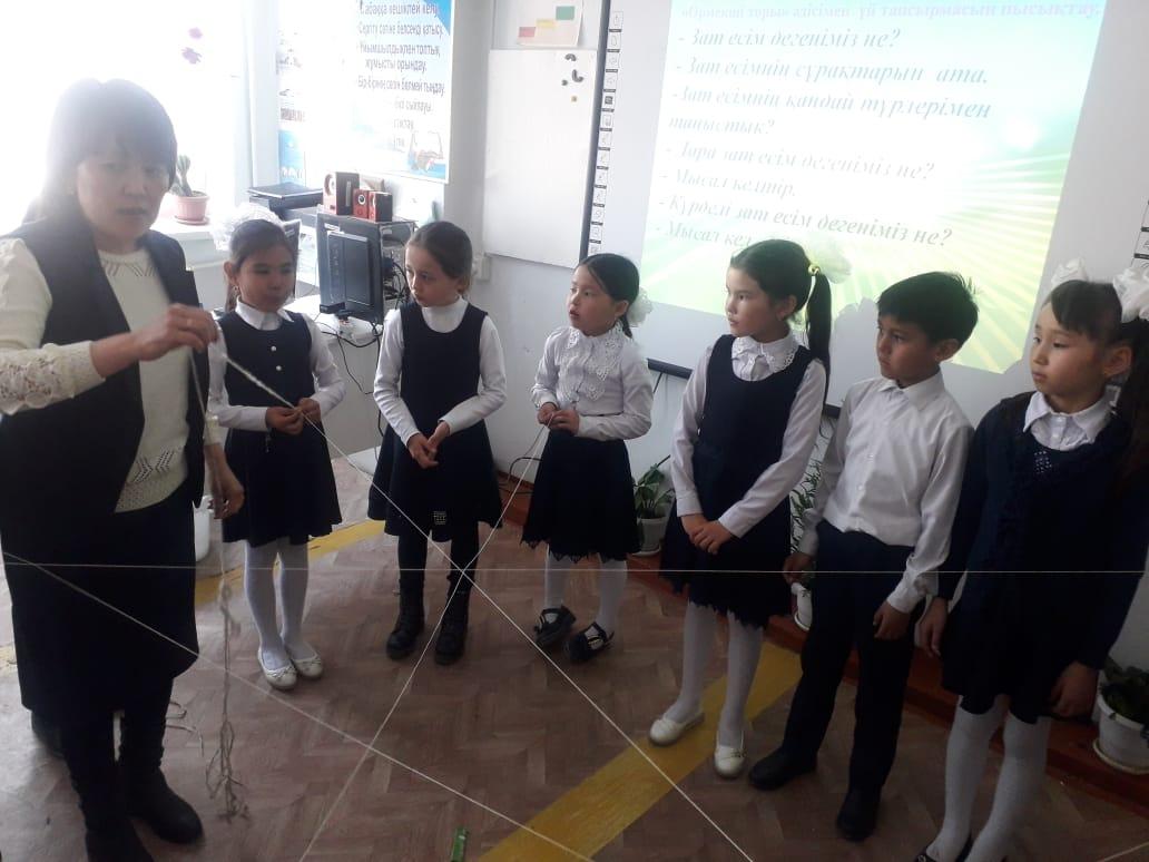 "Дара және күрделі зат есім" ашық сабақ