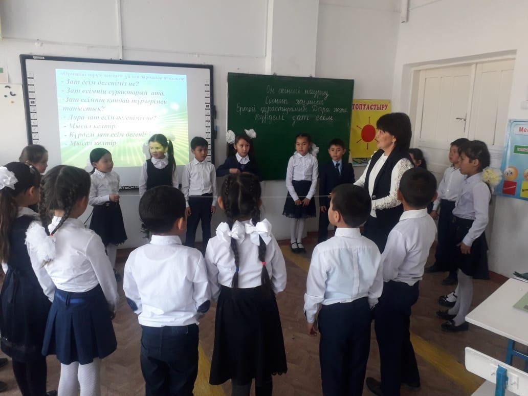 "Дара және күрделі зат есім" ашық сабақ