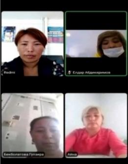 ZOOM платформасында ұйымдастырылған ата - аналар жиналысы